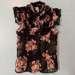 Live 4 TRUTH chiffon floral top
